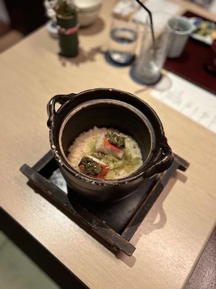 金目鯛の釜炊きご飯